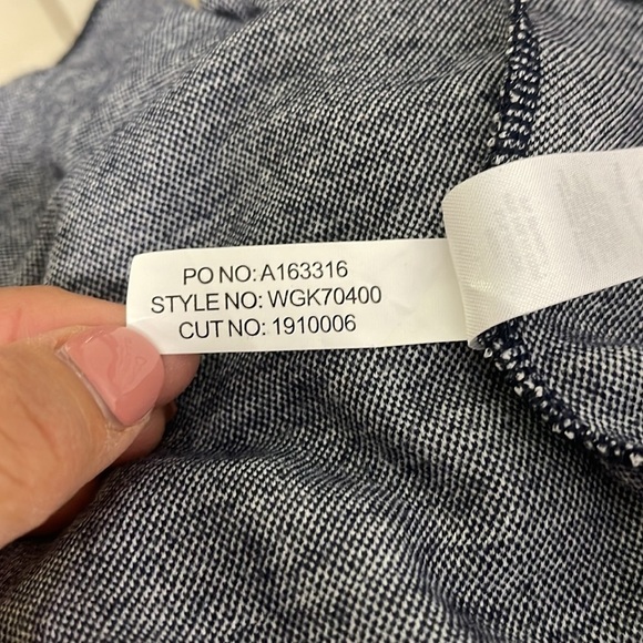 41 Hawthorn Knit A-Line Navy Stretch Size XL Navy Blue/White Pockets Long Sleeve - Picture 14 of 14